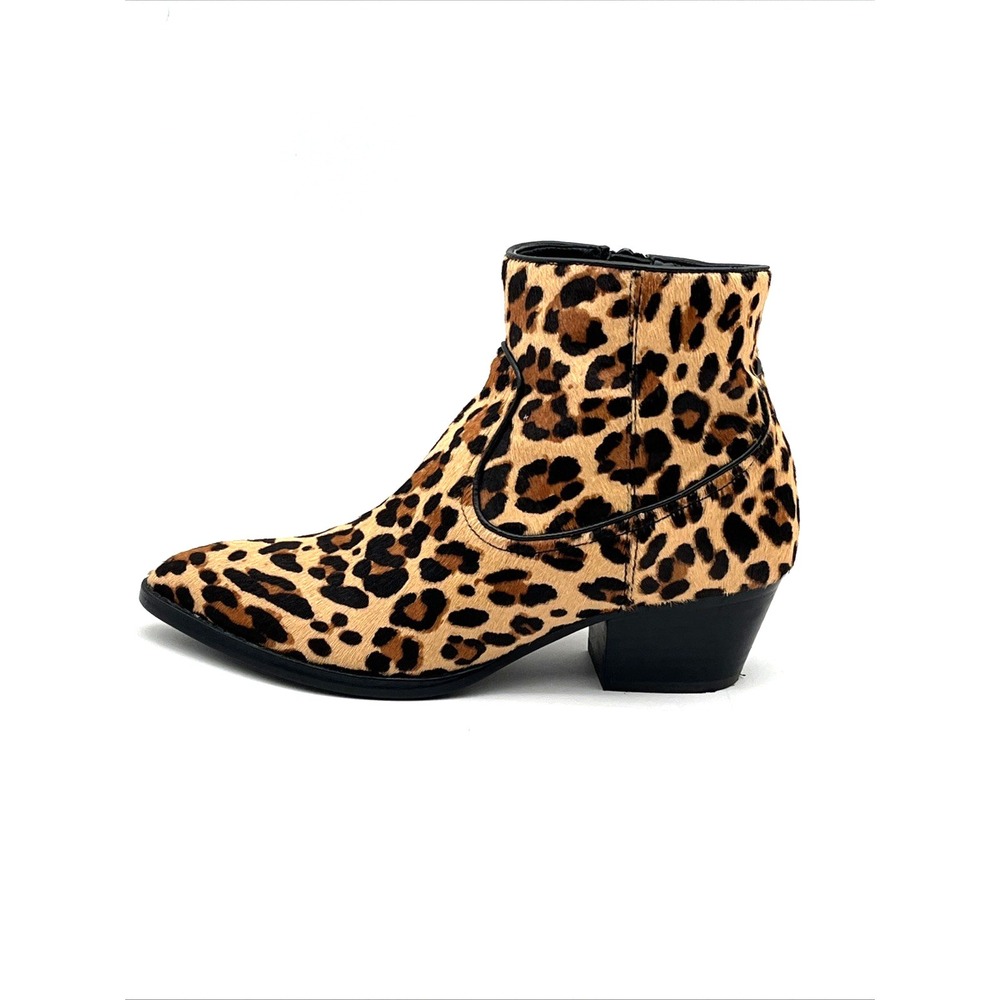 ALDO Leopard Print Ankle Boots Women's Size 6‎ – Cow Hair Leather, Excellent